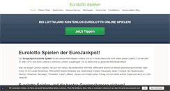 Desktop Screenshot of eurolottospielen.org
