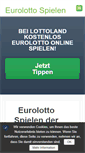 Mobile Screenshot of eurolottospielen.org