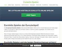Tablet Screenshot of eurolottospielen.org